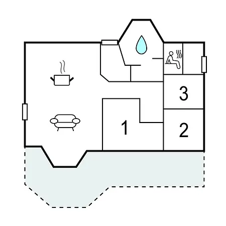 Holiday home Cozy In With Sauna *